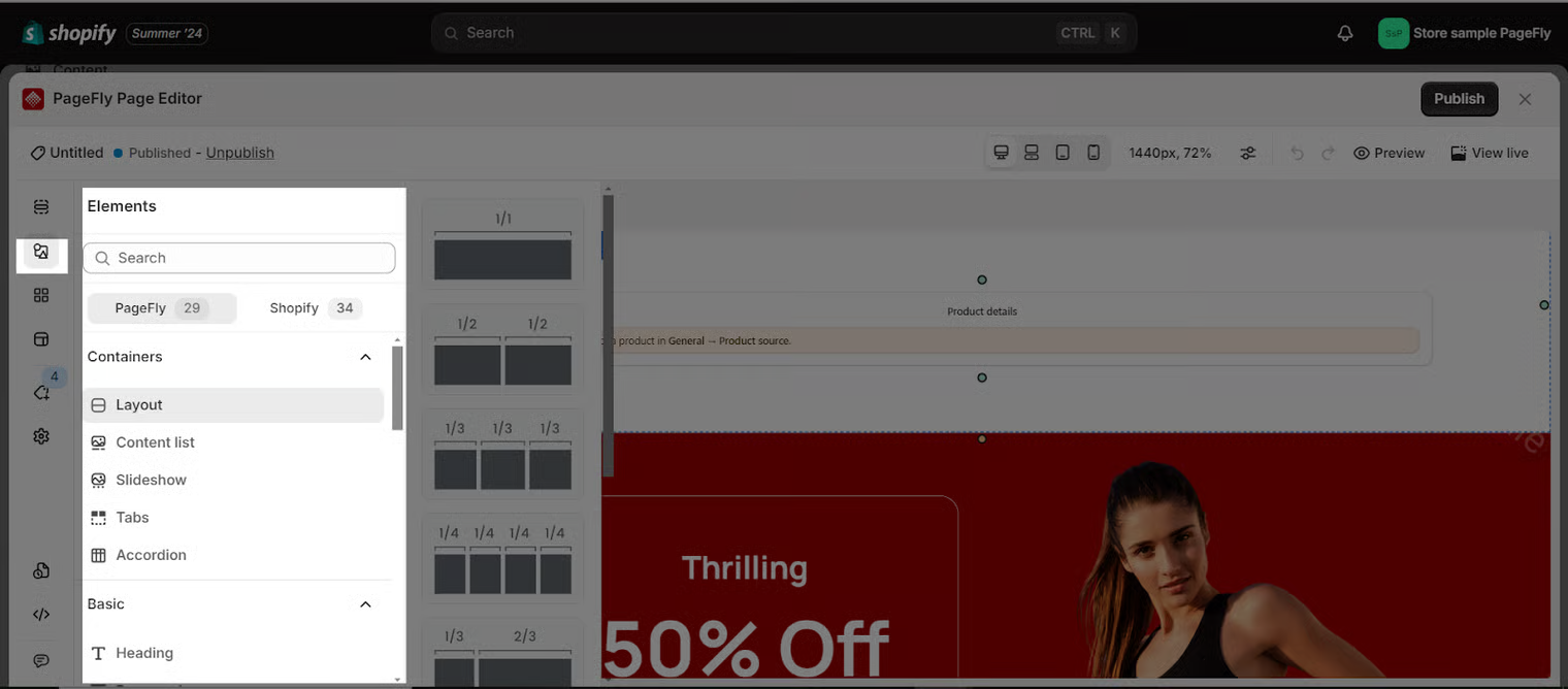 主要な指標とページを表示するアナリティクスの総合ダッシュボード